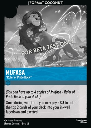 Mufasa - Ruler of Pride Rock (Sapphire)