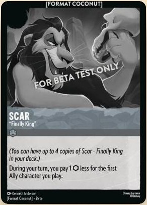 Scar - Finally King (Steel)