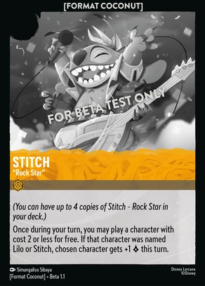 Stitch - Rock Star (Amber)